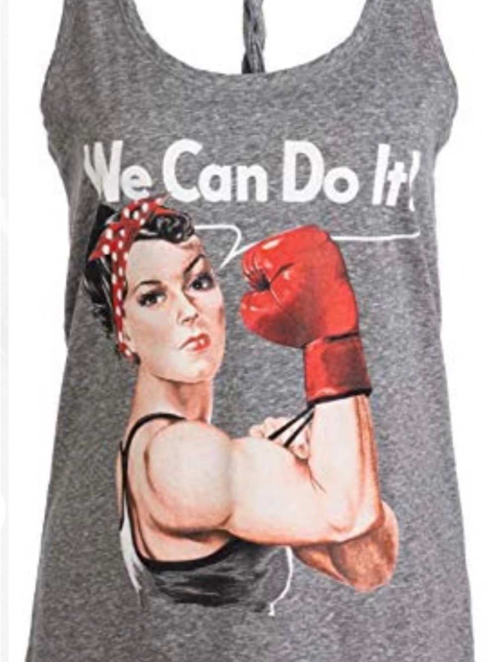 Ann Arbor Tees Women’s Rosie the Riveter Boxer Boxing Athletic Tank